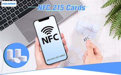 carte nfc tag 215|Hicarer NFC 215 Cards, NTAG215 NFC Round Cards .